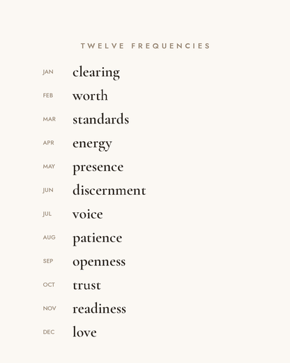 frequency: the year you became her | 365-day digital journal