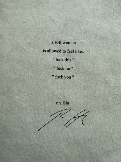 SIGNED - a soft woman #1