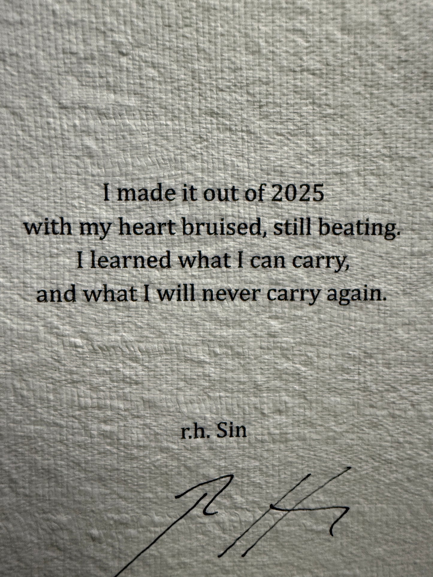 SIGNED - SURVIVED 2025 Part ONE