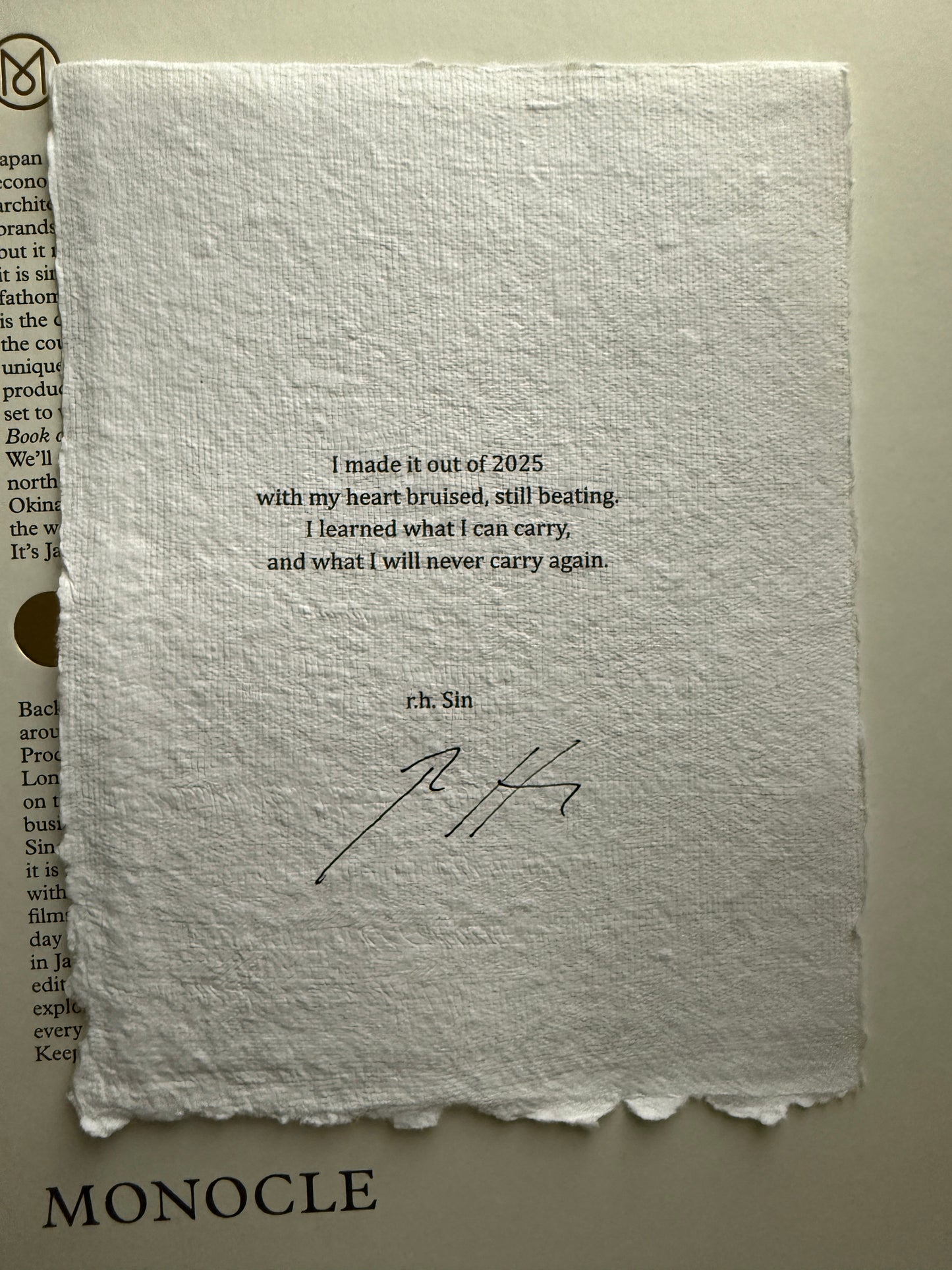 SIGNED - SURVIVED 2025 Part ONE