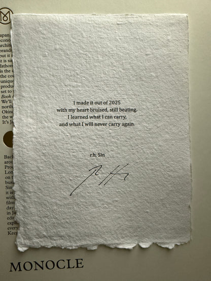 SIGNED - SURVIVED 2025 Part ONE