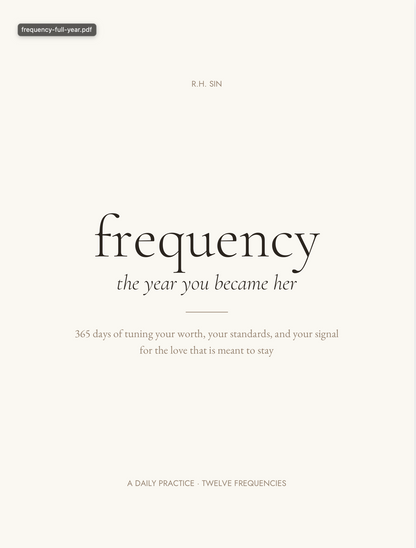 frequency: the year you became her | 365-day digital journal