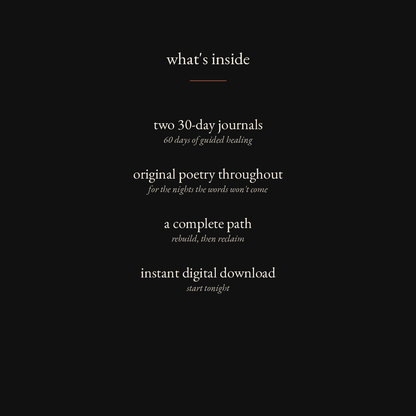 both journals:  the full return to yourself