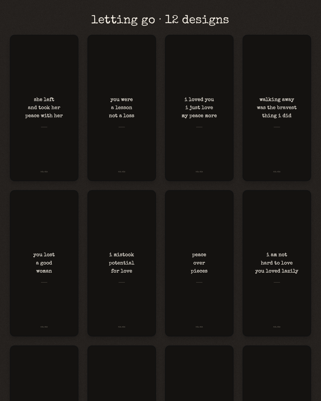 letting go — wallpaper pack for iphone, android & ipad | r.h. sin