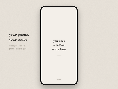 letting go — wallpaper pack for iphone, android & ipad | r.h. sin