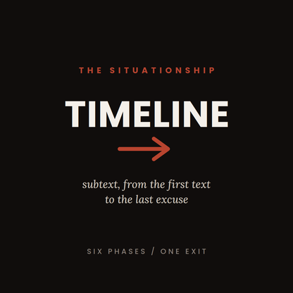 The Situationship Timeline | Digital Download PDF